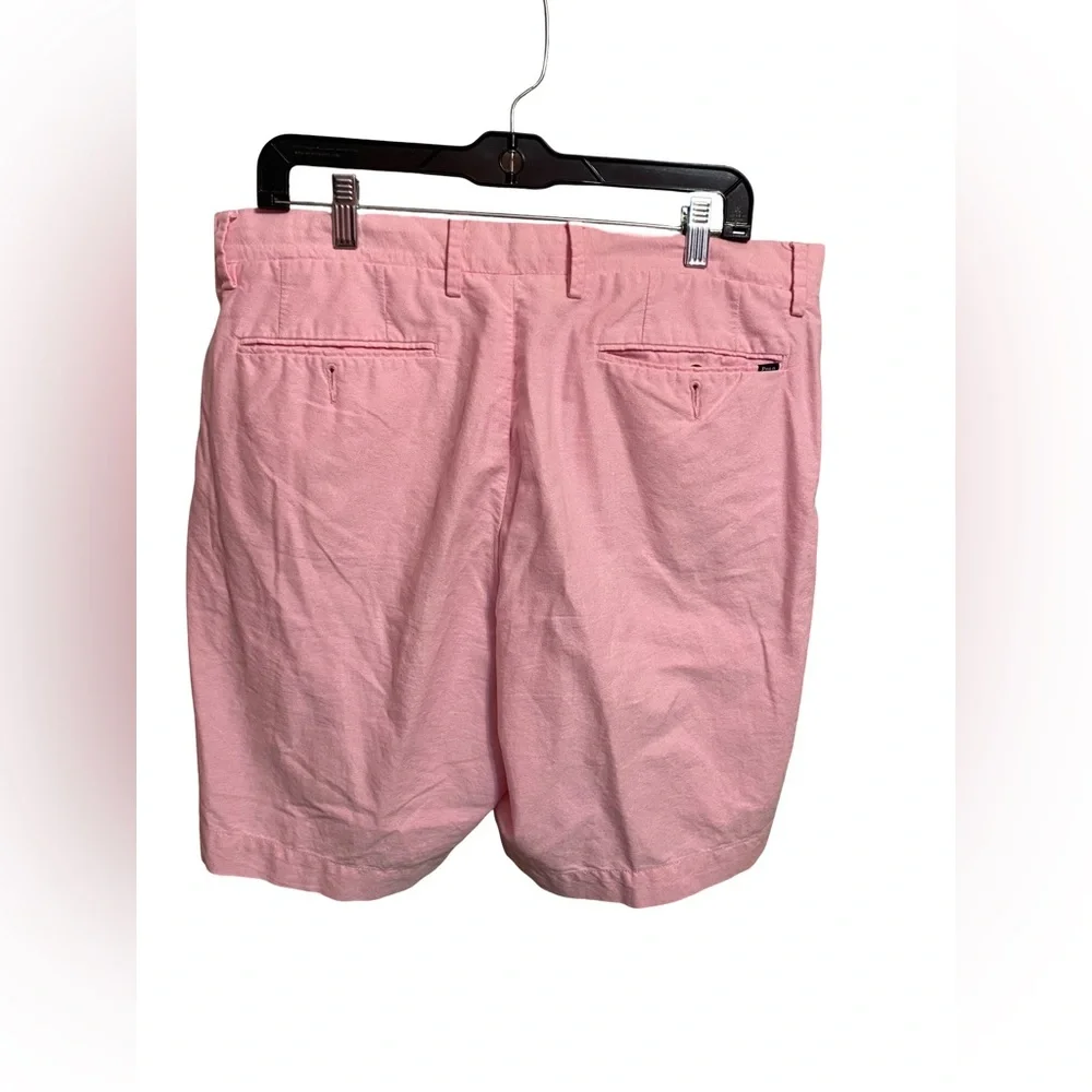 Polo Ralph Lauren Chino Shorts Men 35 Classic Fit Pink Flat Front Casual Preppy